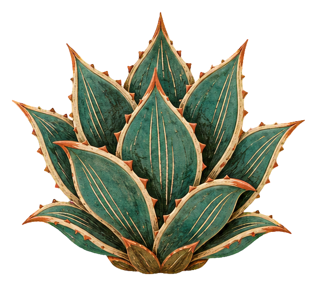 Preview for Sgraffito Desert Plants Agave