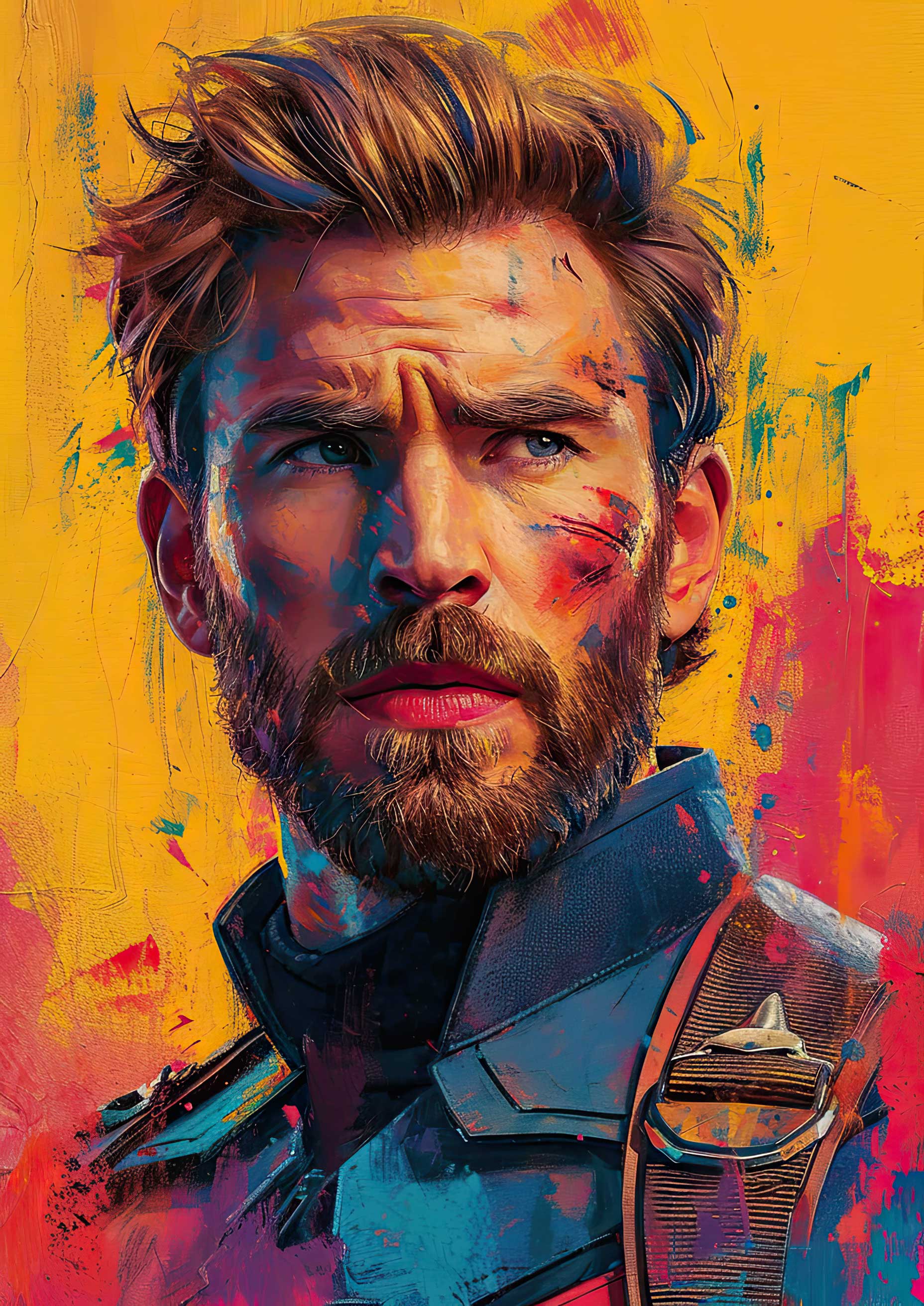 Preview for Vibrant-portrait-bearded-man-celebrities-background-f510f