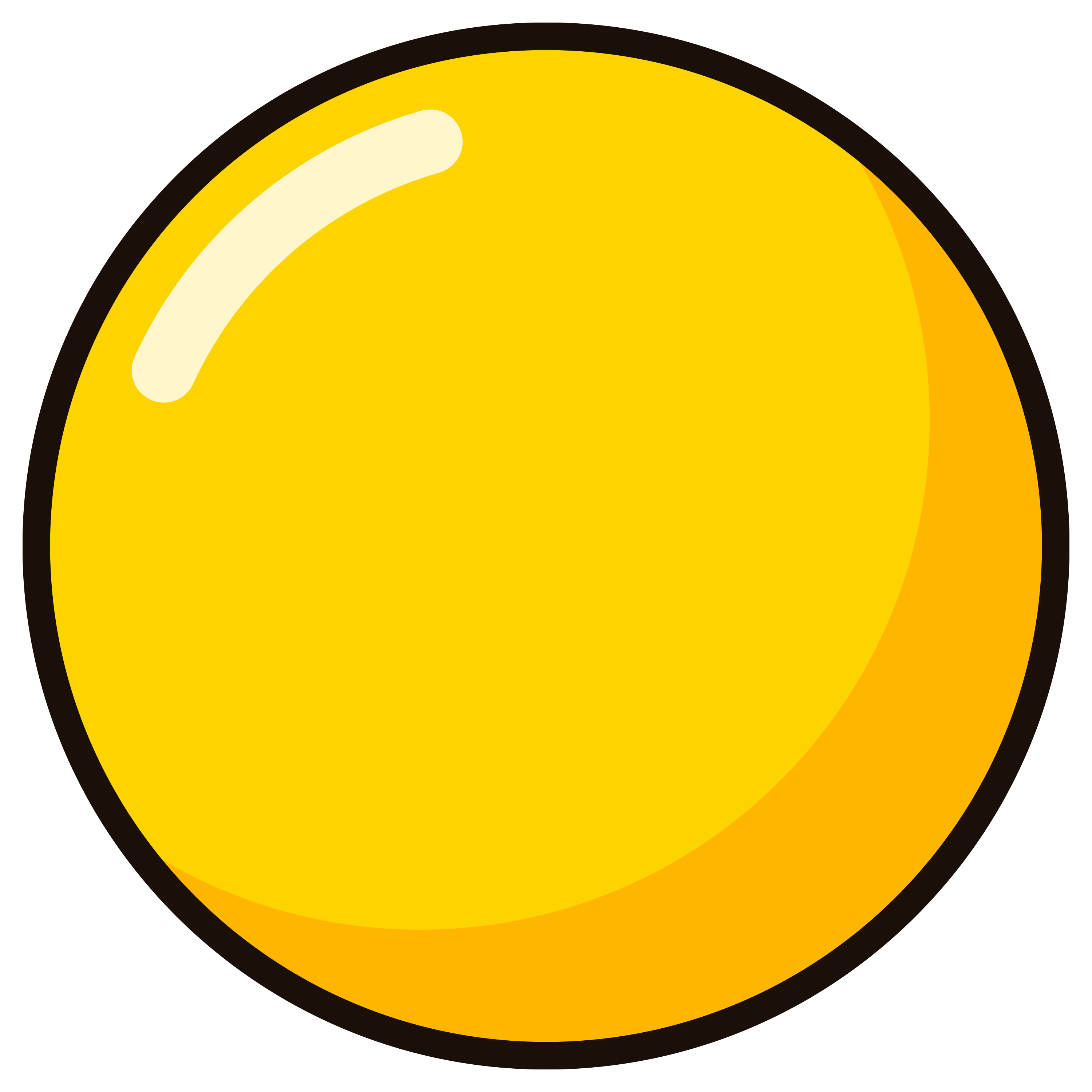 Preview for Yellow-circle-icon-classic-emoji-sticker-f0469