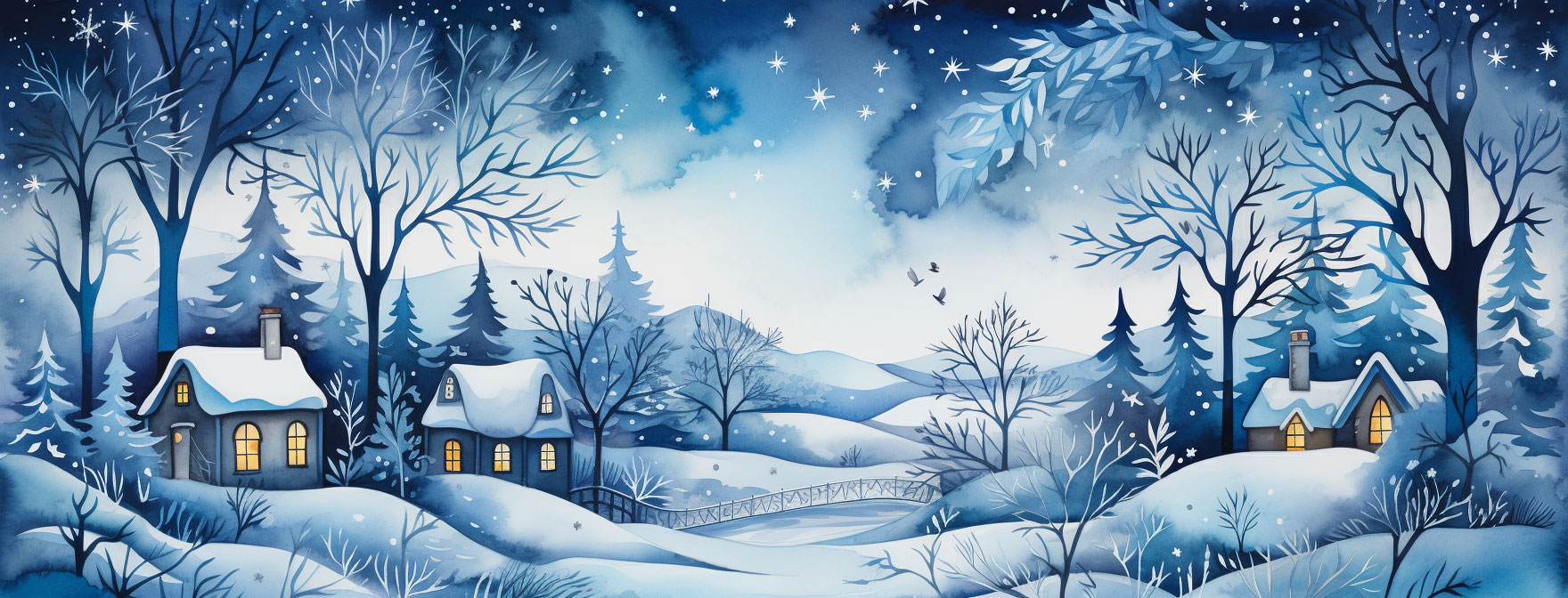 Preview for Winter-landscape-scene-christmas-cover-background-bcaf1