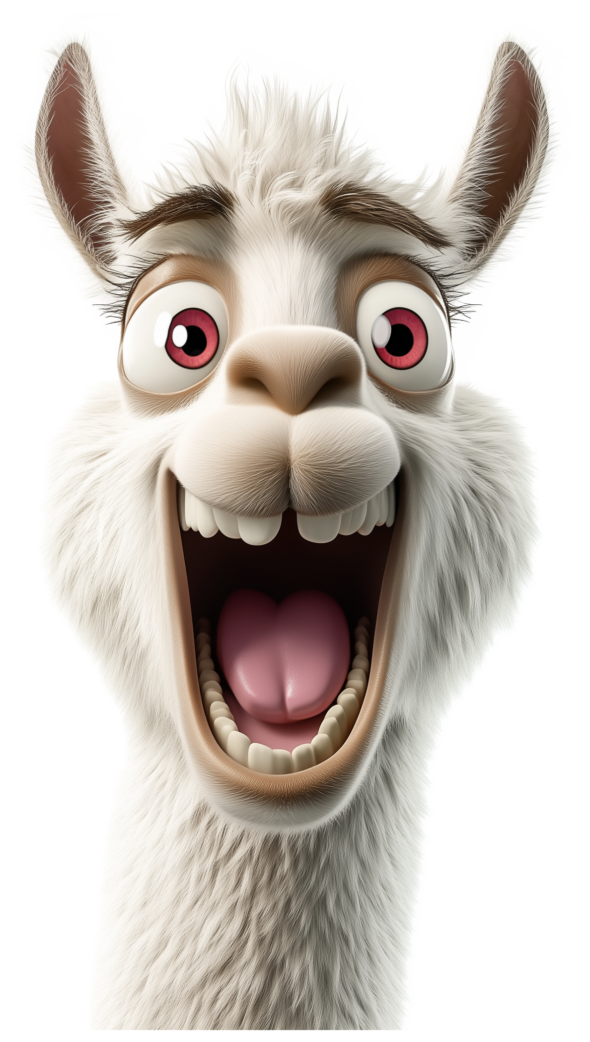 Preview for Llama Emoji Sticker For Pizap Designs