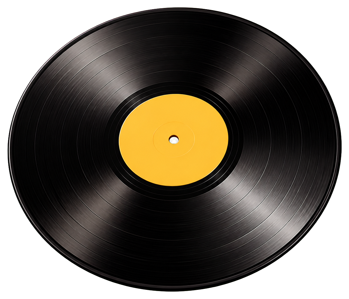 Preview for Blank Vinyl Record Sticker Graphic