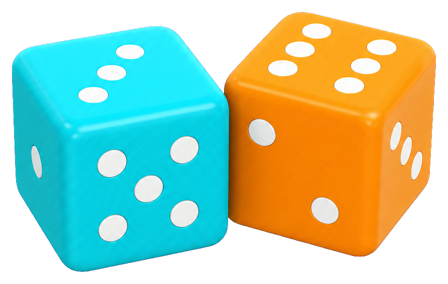 Preview for Dice Pair Sticker For Game-themed Designs
