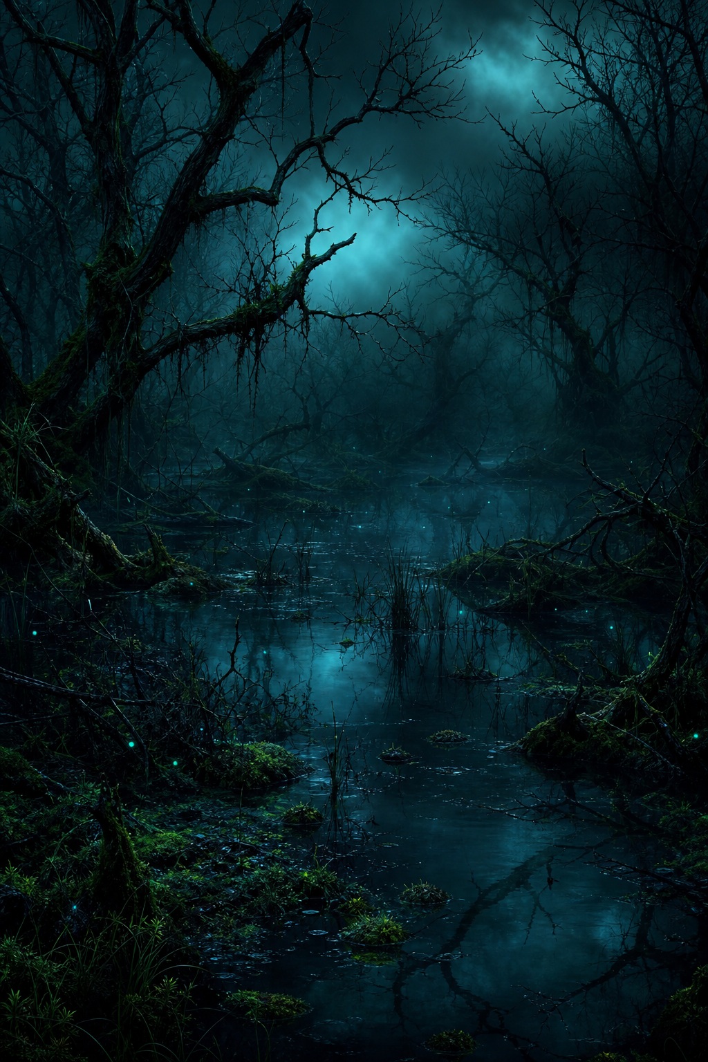 Preview for Dark Gothic Marsh Background