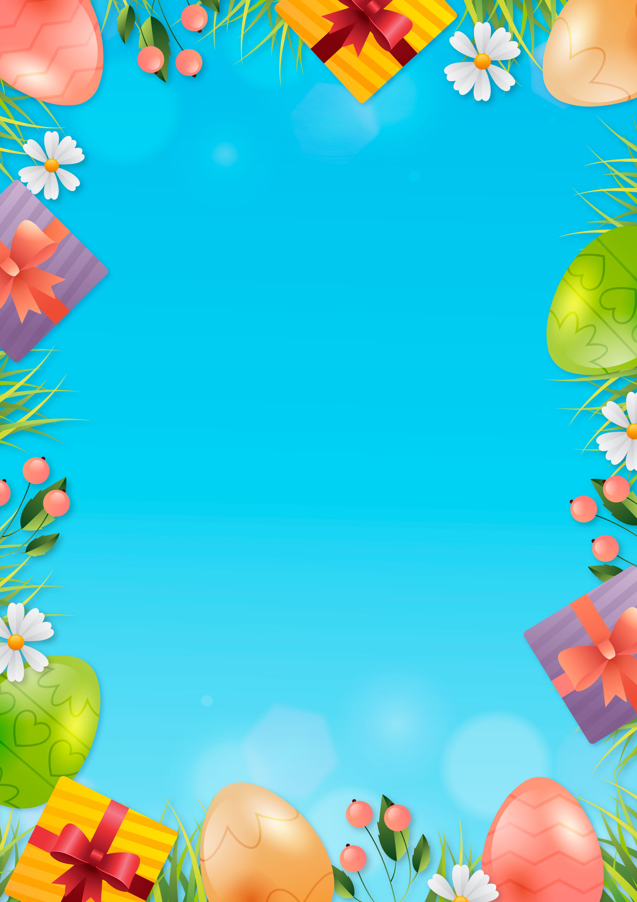 Preview for Easter-frame-design-template-background-11779