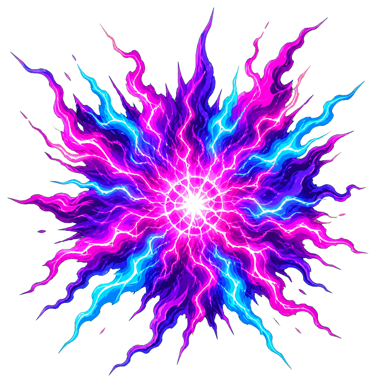 Preview for Neon Explosion Sticker Graphic
