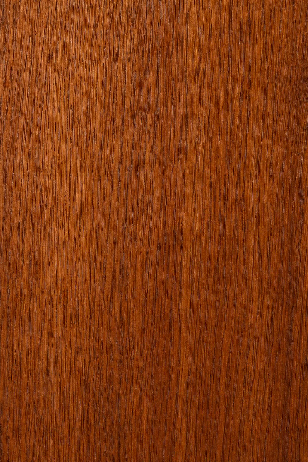 Warm chestnut oak wood plank texture with fine straight grain