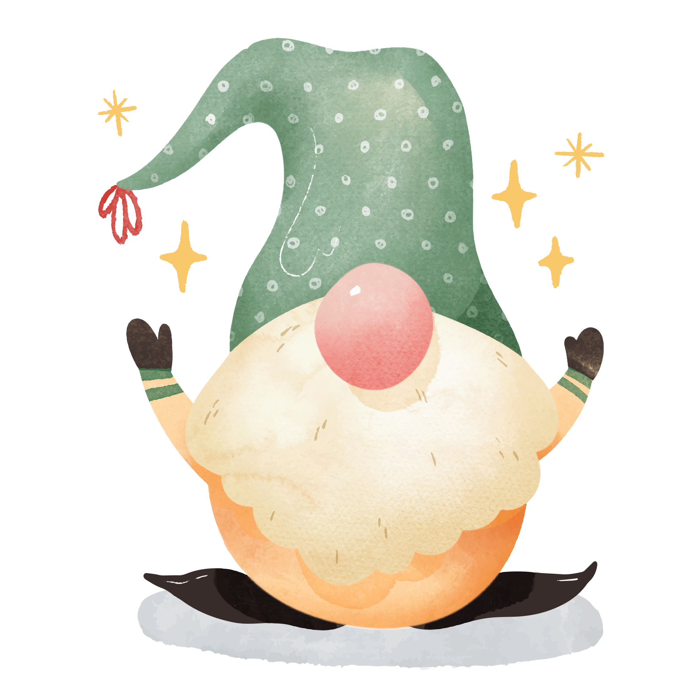 Preview for Gnome-cupcake-illustration-christmas-gnome-sticker-49810