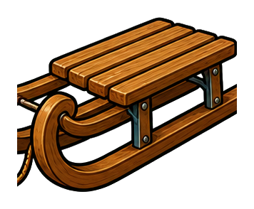 Preview for Sled Runner Sticker