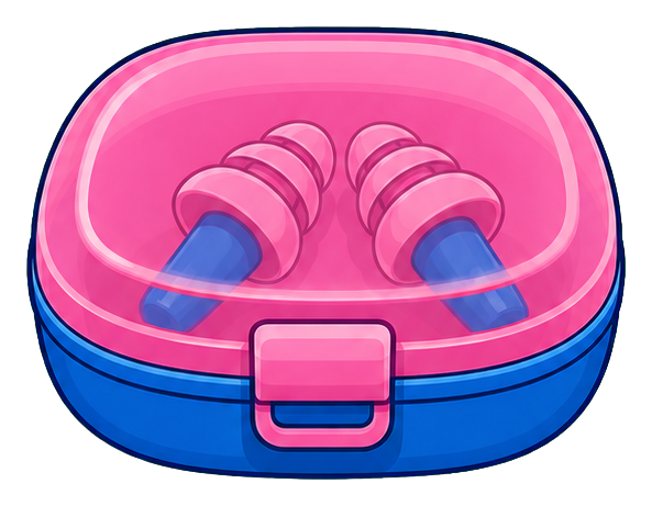 Preview for Swim Earplug Case Sticker