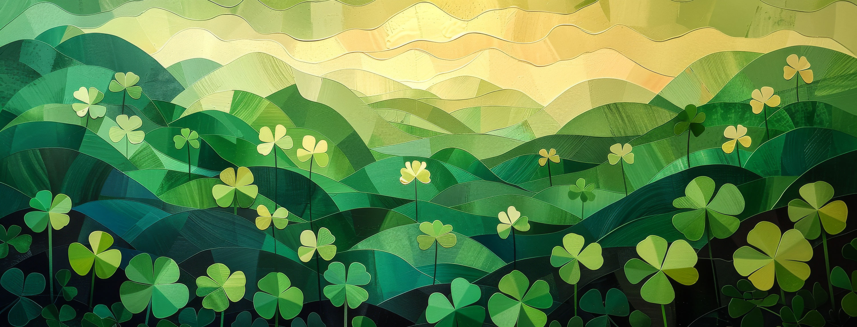 Preview for Shamrock-landscape-paper-cut-st-patricks-background-5e400