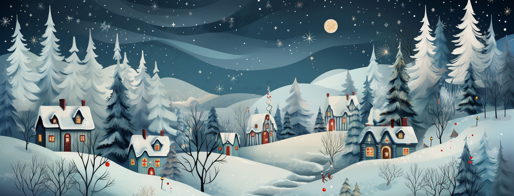 Preview for Winter-wonderland-scene-christmas-cover-background-8f1cc