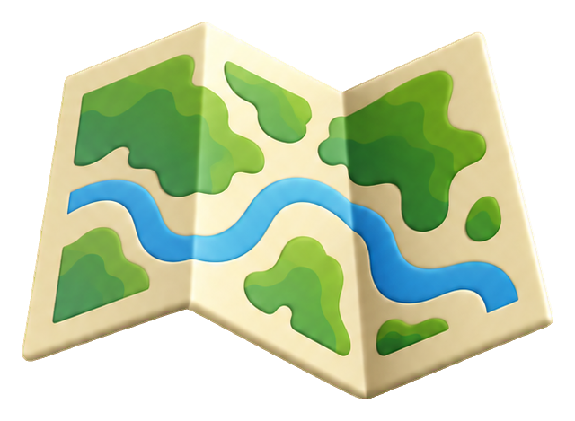 Preview for 3d Camping Gear Folded Map