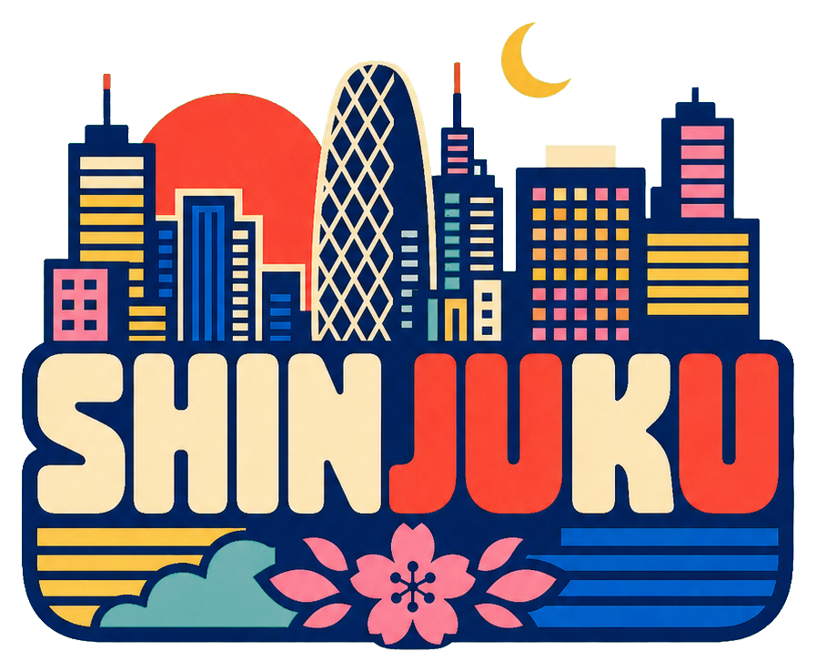 Preview for Shinjuku Skyline Retro Tokyo Sticker
