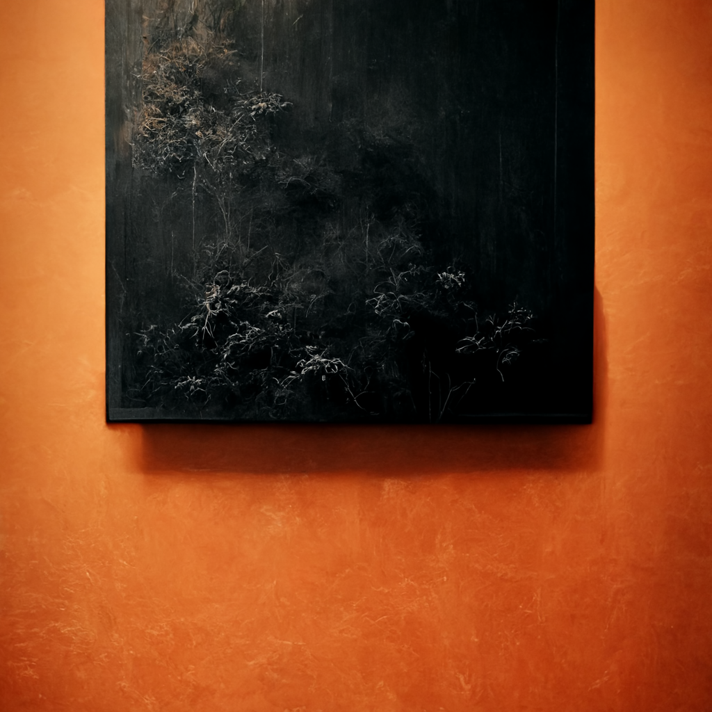 Preview for Dark-forest-artwork-orange-wall-ai-images-background-26194