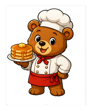 Preview for Pancake Chef Bear Sticker