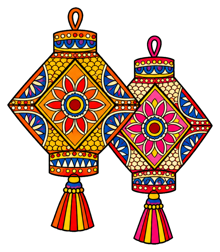 Preview for Diwali Lantern Pair