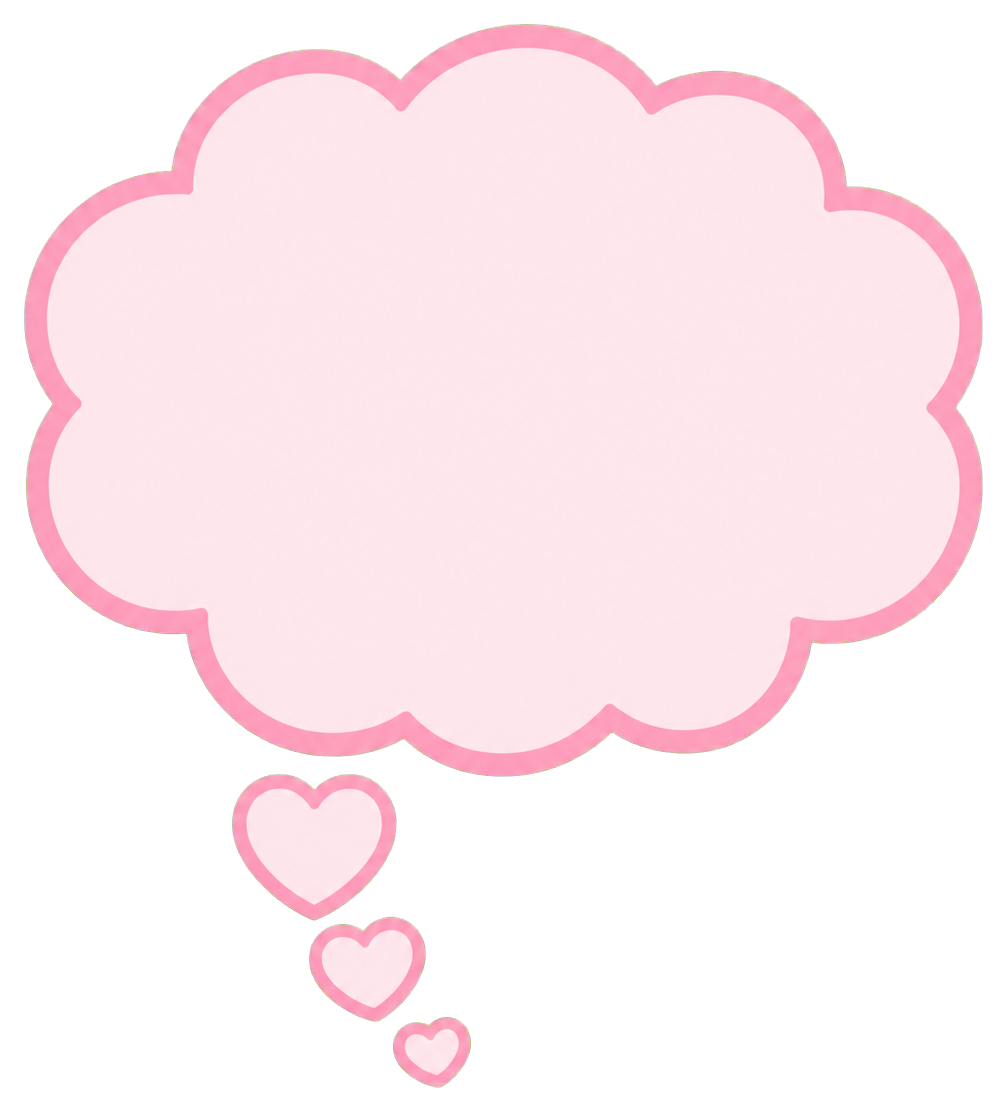 Preview for Thought Heart Bubble Sticker