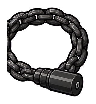 Preview for Chain Lock Sticker Graphic