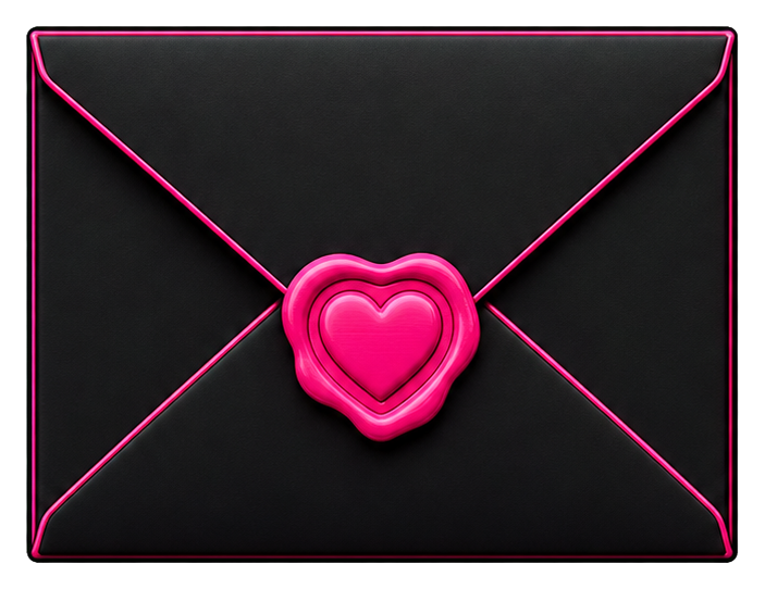 Preview for Black Envelope Sticker