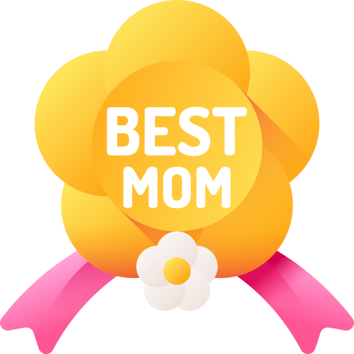 Preview for Best-mom-ribbon-icon-mothers-day-sticker-3d615