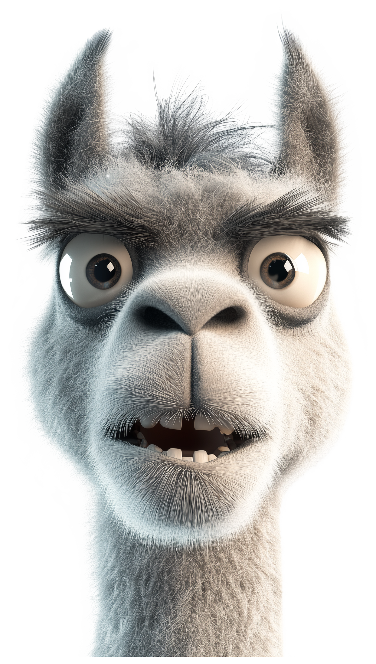 Preview for Llama Emoji Sticker Graphic