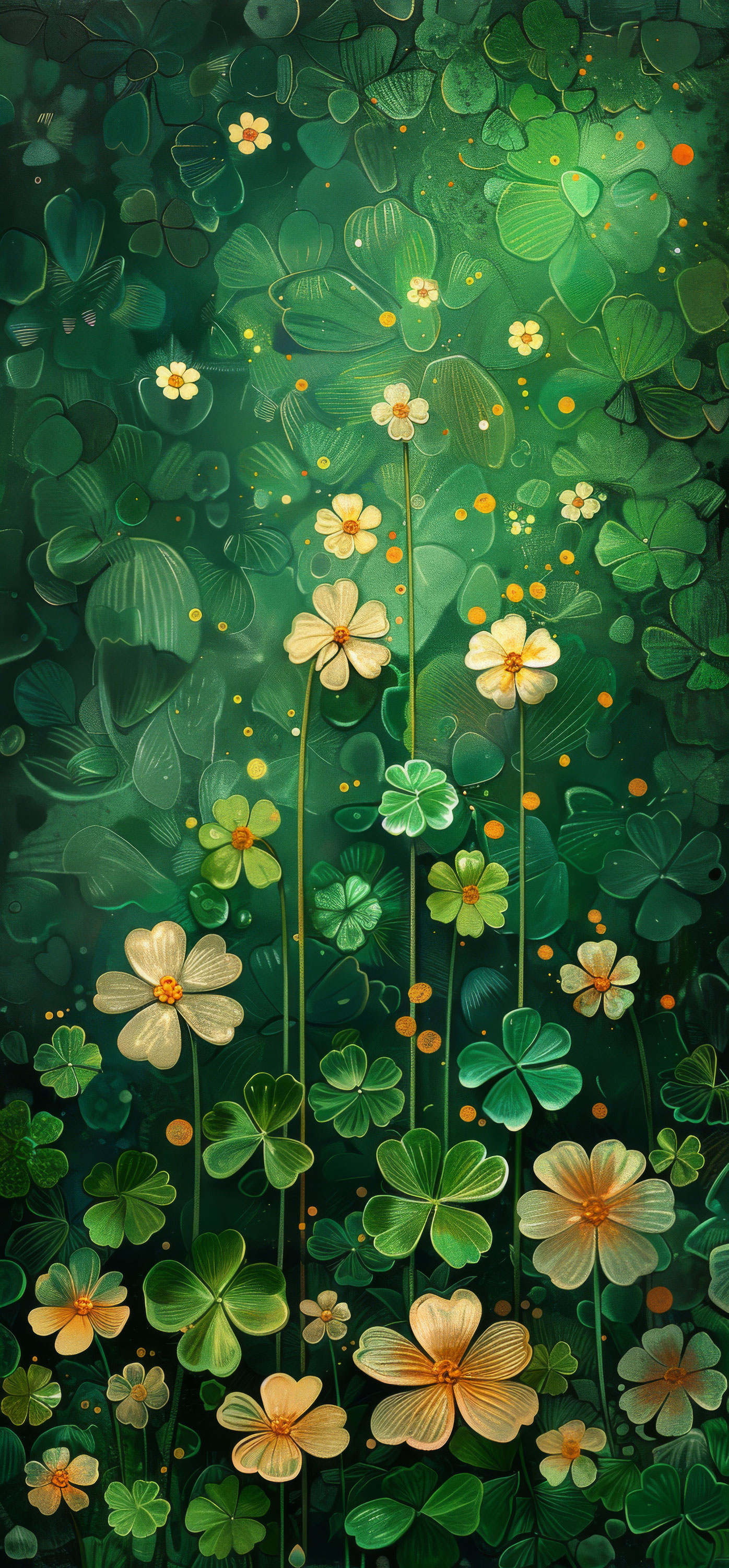 Preview for St-patricks-day-floral-pattern-background-da5e3