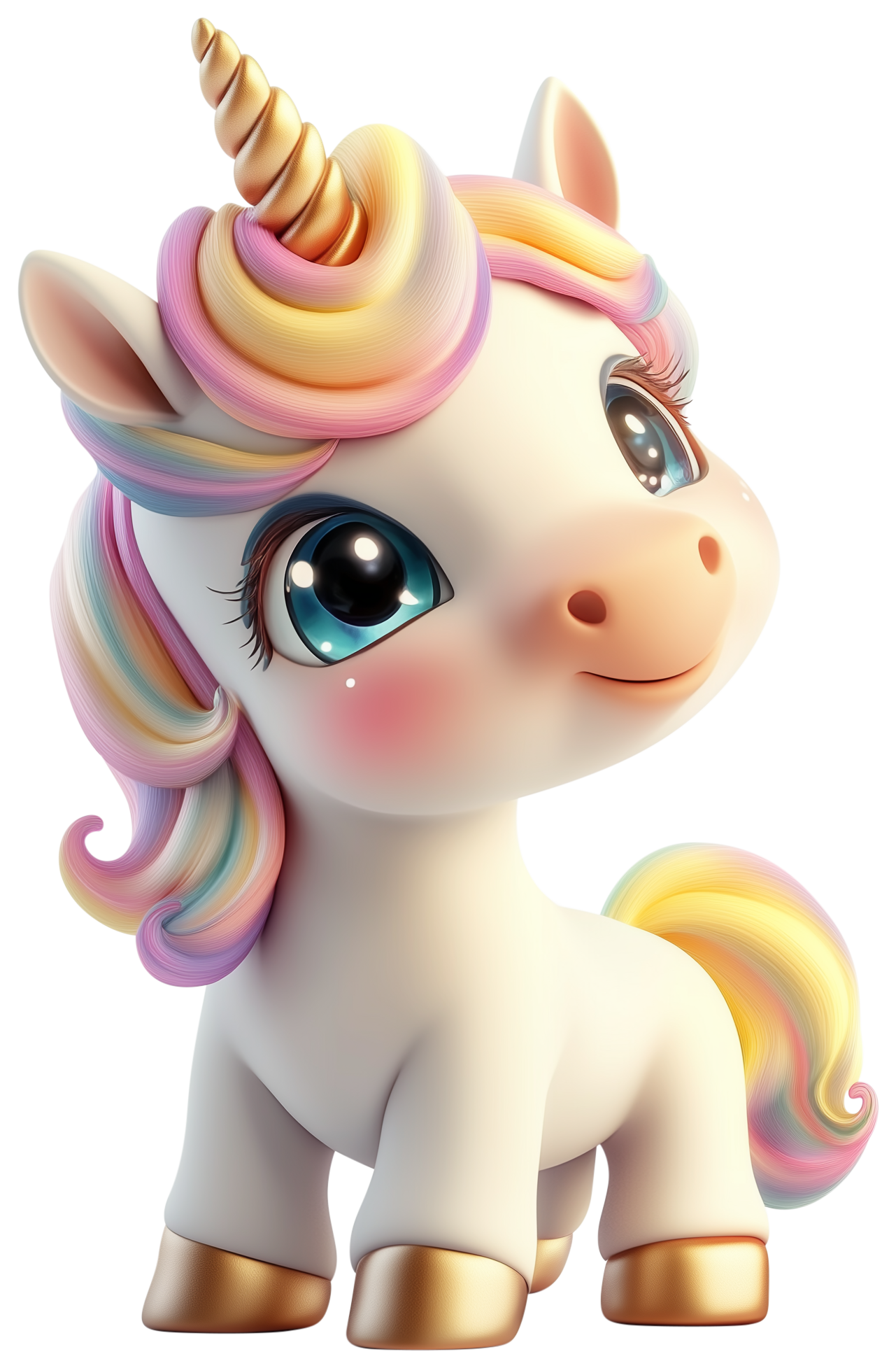 Preview for Cute Unicorn Emoji Sticker