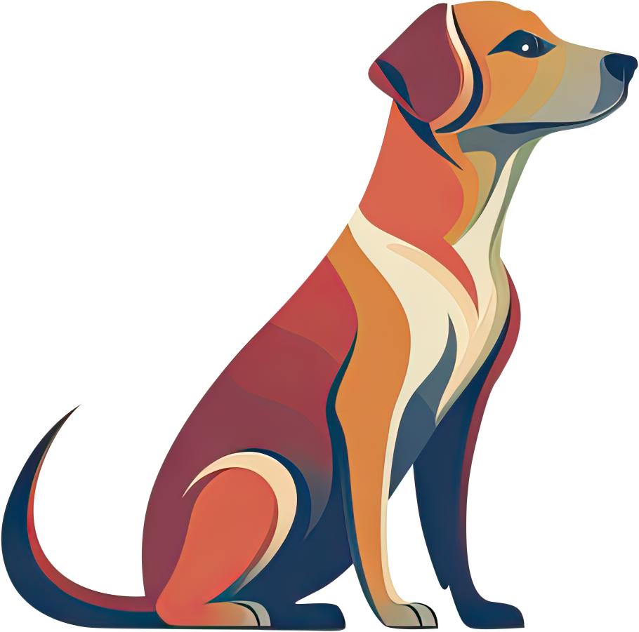 Preview for Colorful-dog-illustration-logo-animal-sticker-c6650