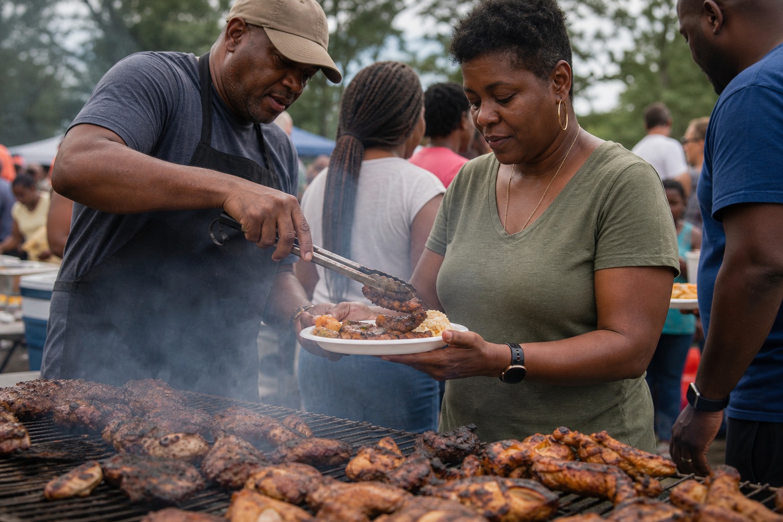 Preview for Candid Community Bbq Festival Background