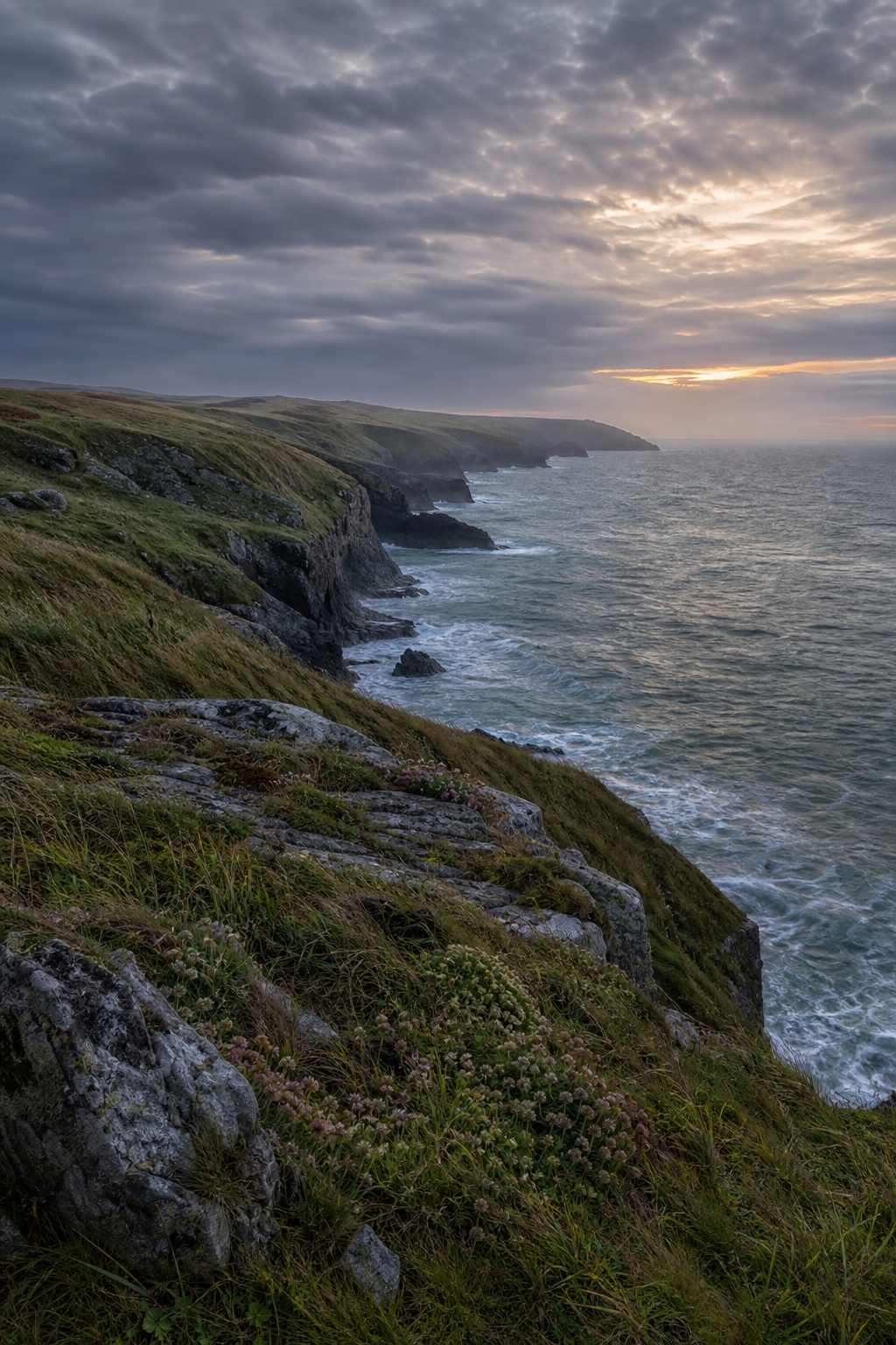 Preview for Cloudy Coastal Headland Background