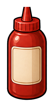 Preview for Blank Sauce Bottle Sticker