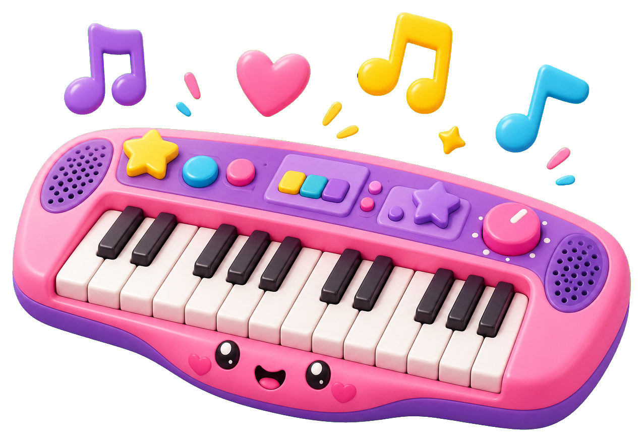 Preview for Pink Keyboard Sticker Graphic