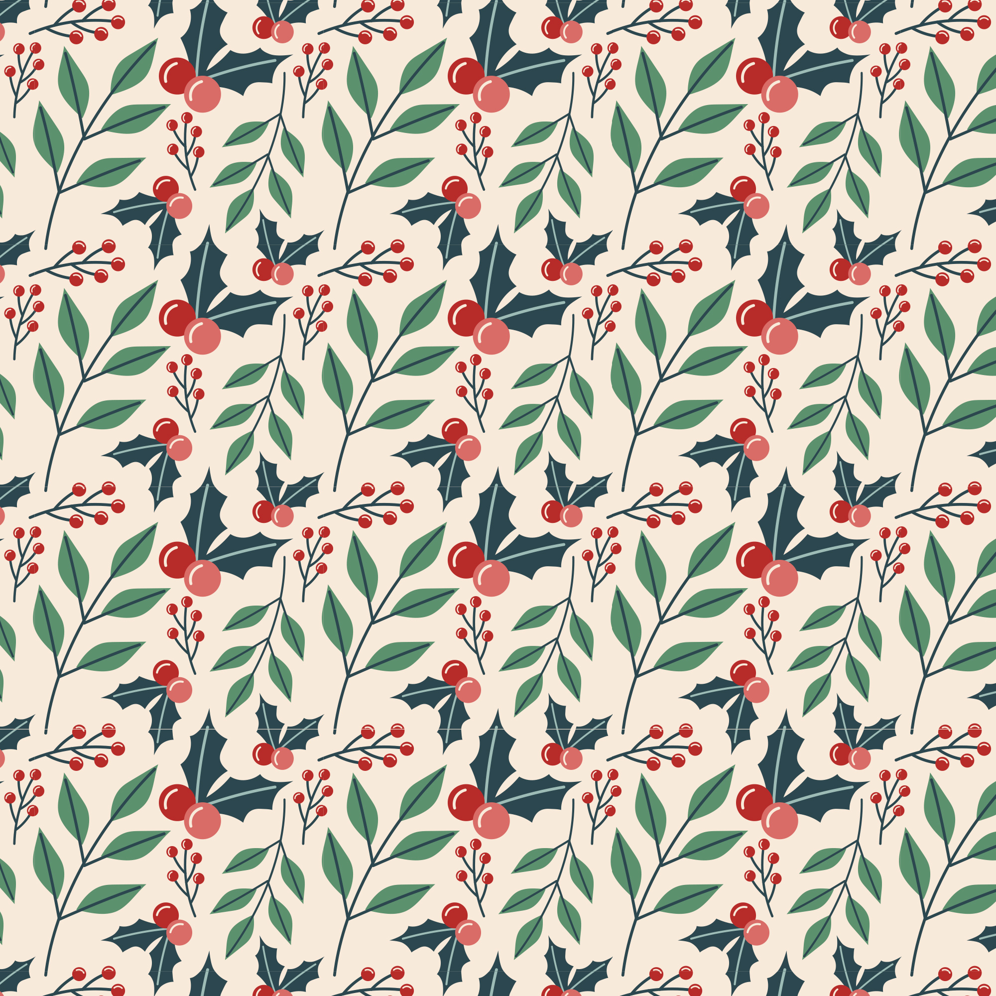 Preview for Floral-pattern-design-christmas-background-6ae98