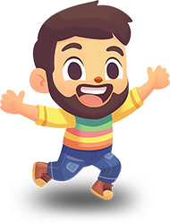 Preview for Happy-cartoon-character-sticker-b4748