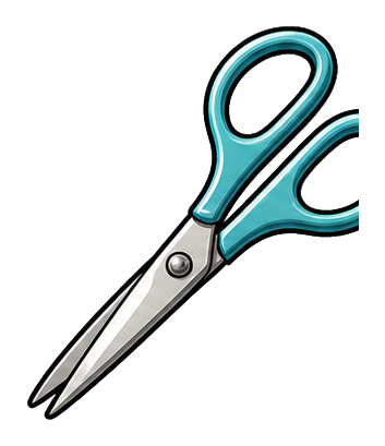 Preview for Fabric Scissors Sticker