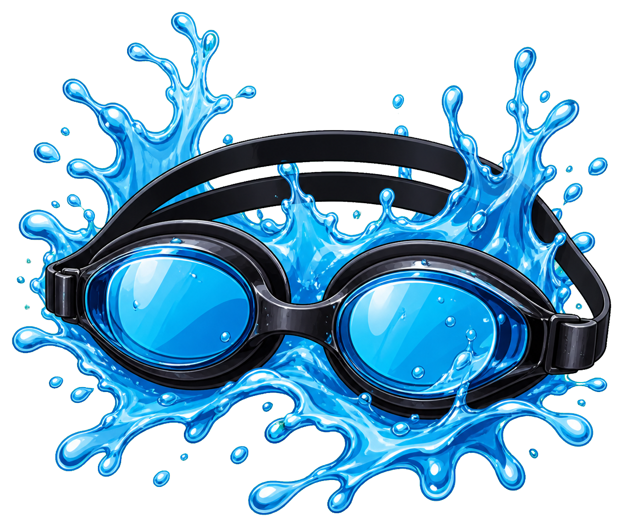 Preview for Swim Goggles Sticker