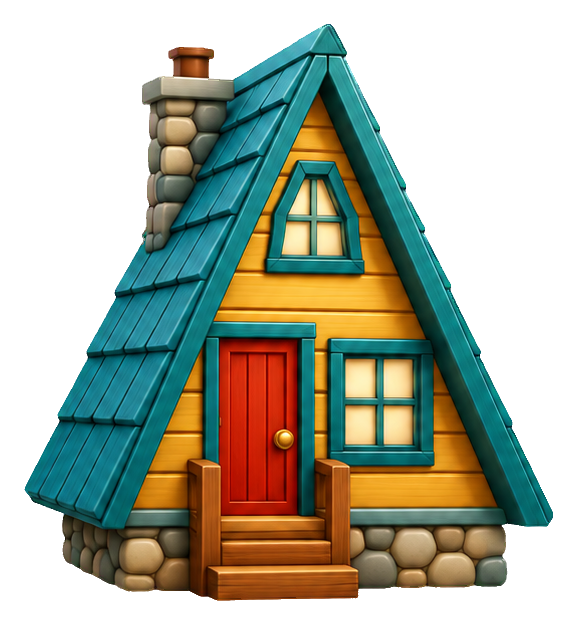 Preview for 3d Cozy Cottages A Frame Cottage