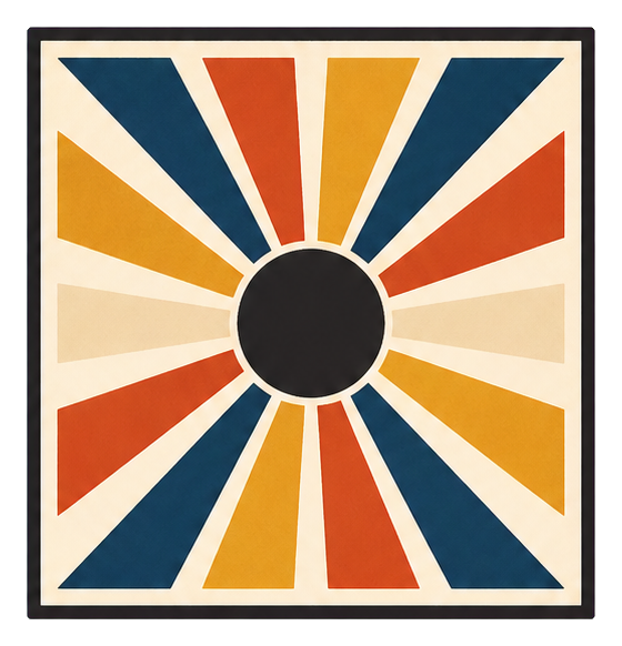 Preview for Sunray Inlay Square Sticker