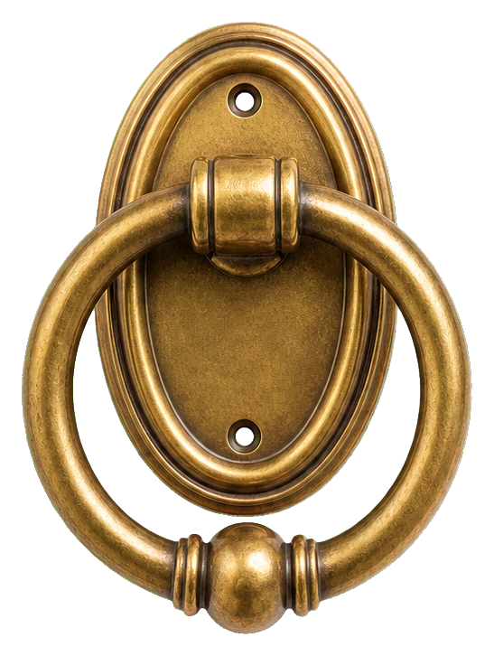 Preview for Antique Brass Door Knocker Sticker