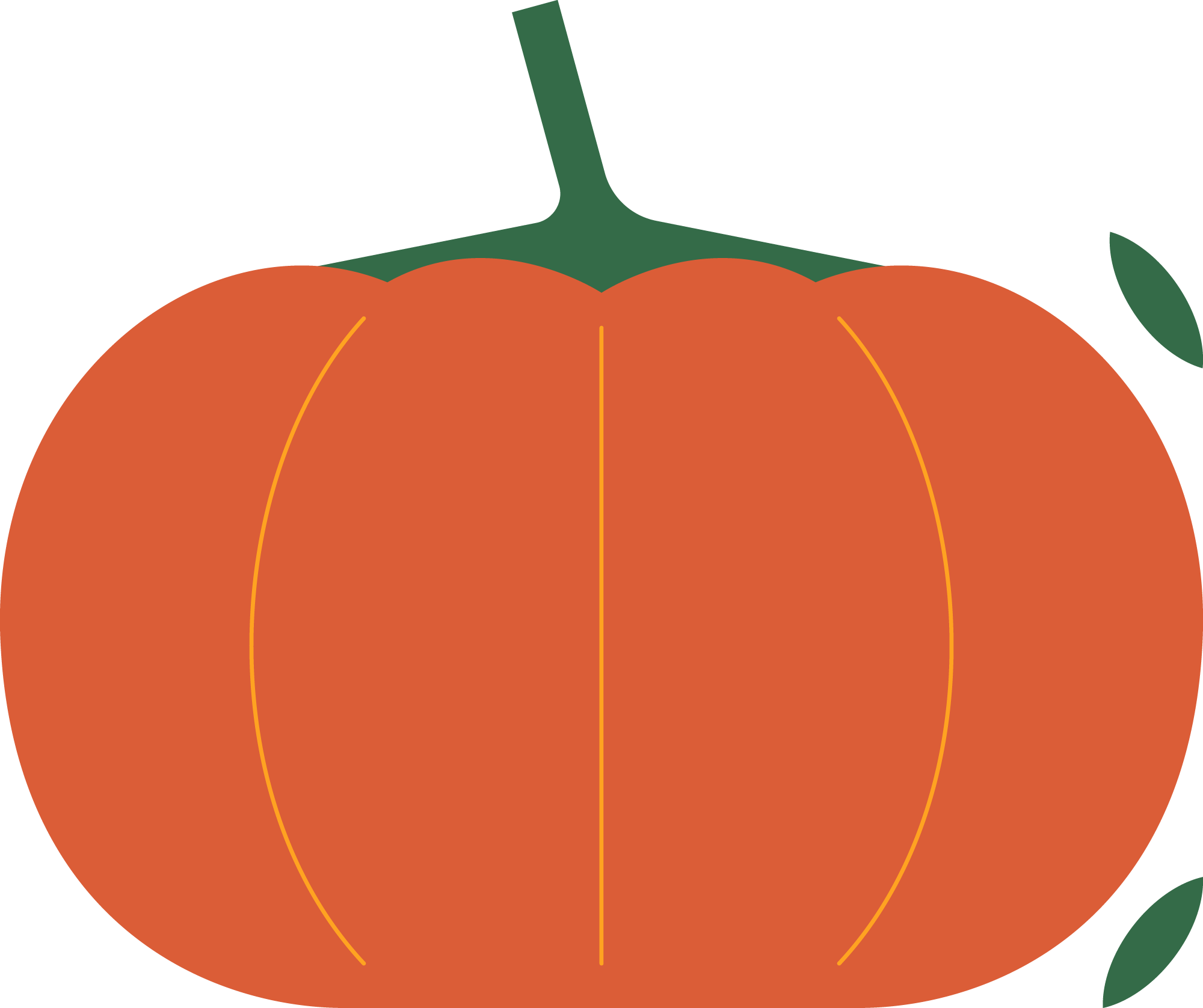 Preview for Vibrant-pumpkin-illustration-fall-sticker-ceed6