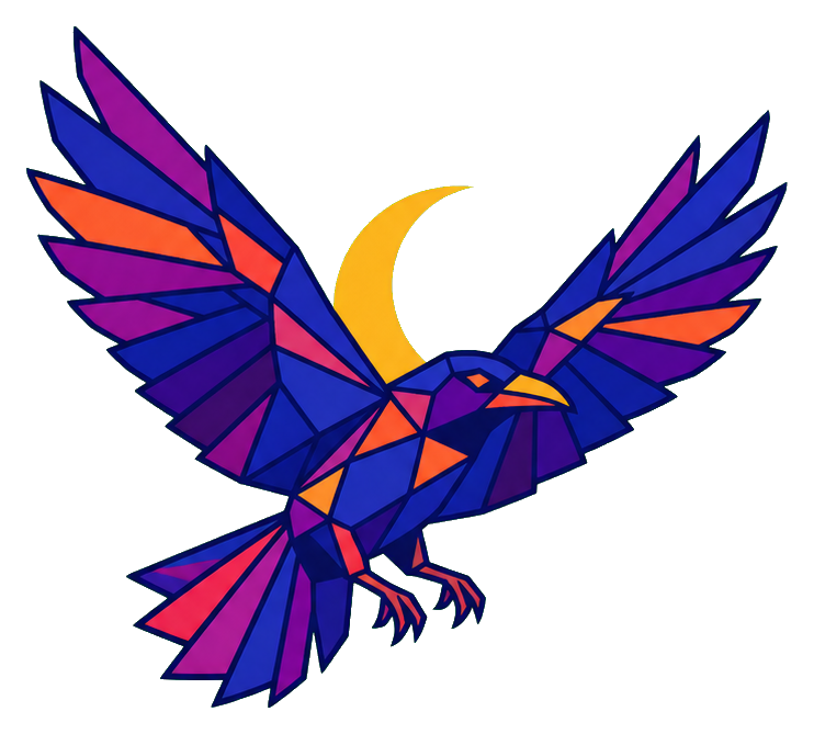 Preview for Eclipse Raven Sticker
