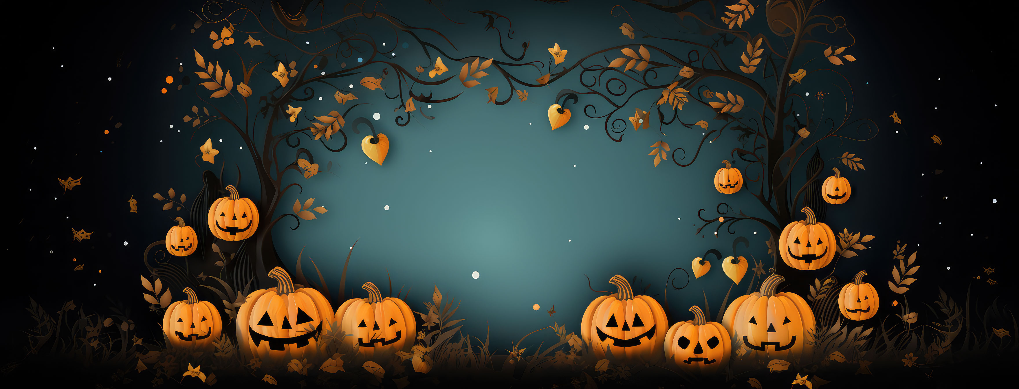 Preview for Halloween-pumpkin-border-halloween-cover-background-ece45