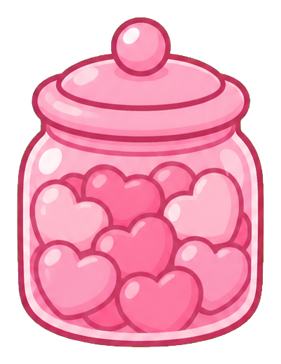 Preview for Pink Candy Jar Sticker