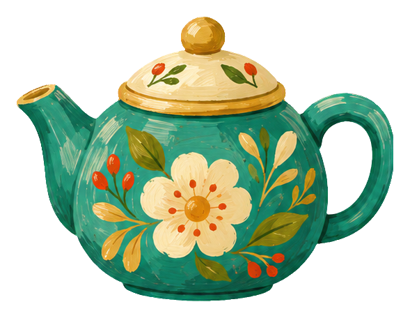 Preview for Gouache Tea Time Teapot