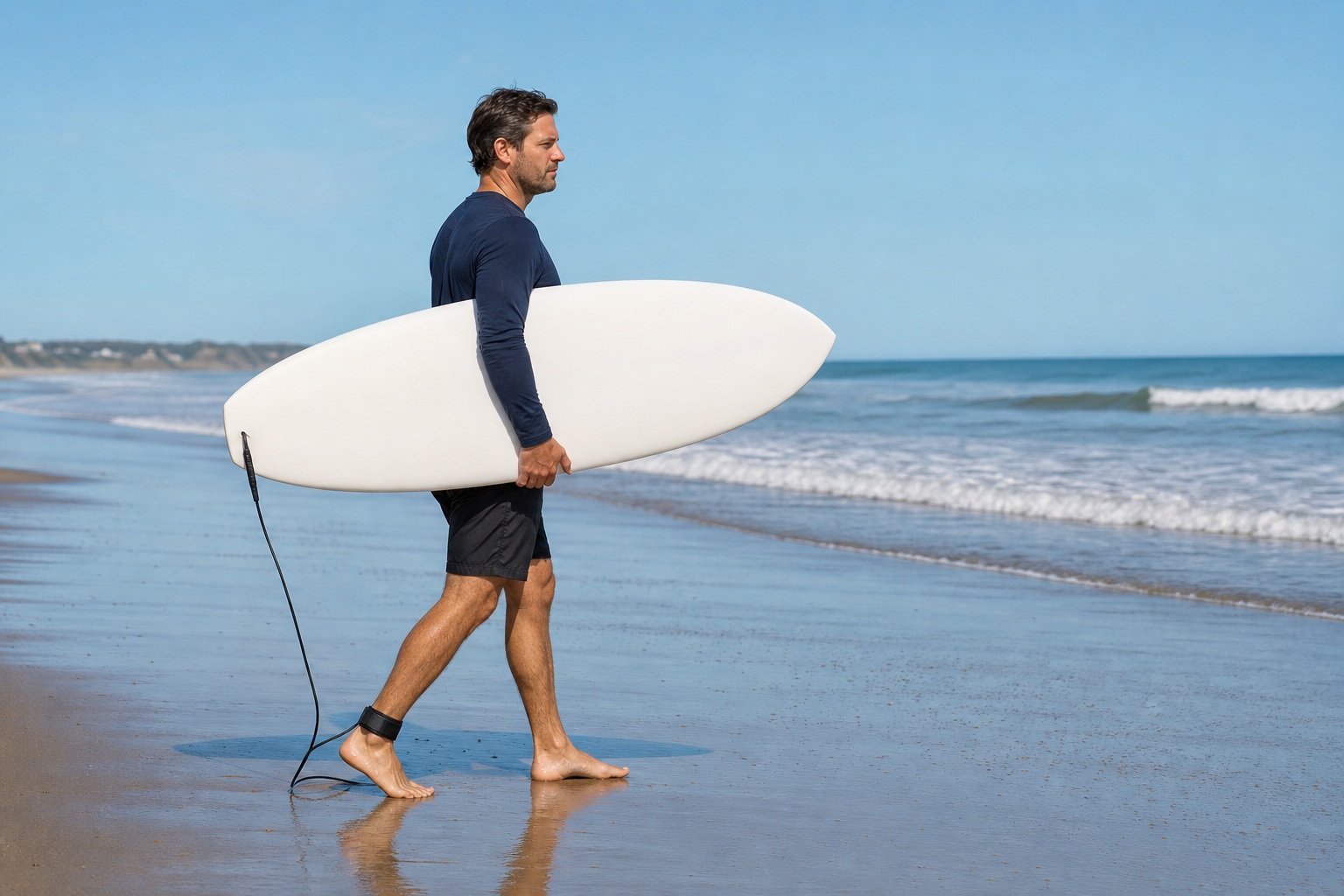 Preview for Surfboard Beach Background For Coastal Designs