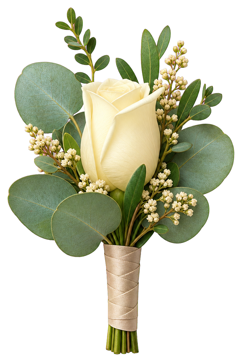 Preview for Wedding Boutonniere Sticker Graphic