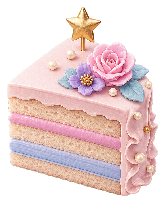Preview for Princess Cake Slice Sticker