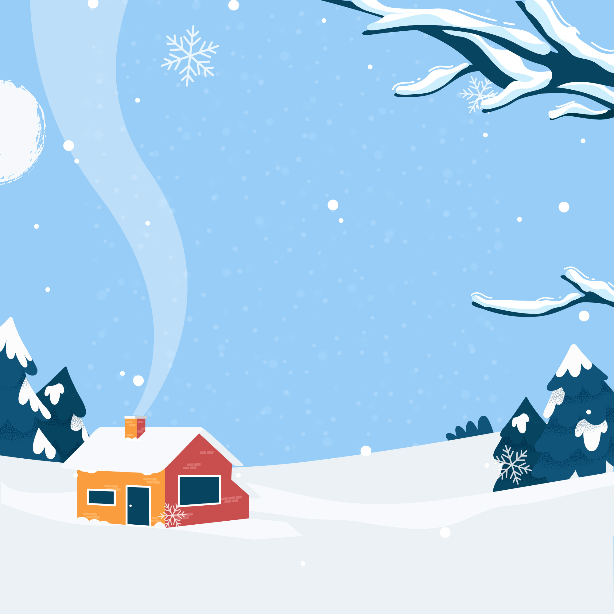 Preview for Winter-cabin-scene-christmas-background-d969f