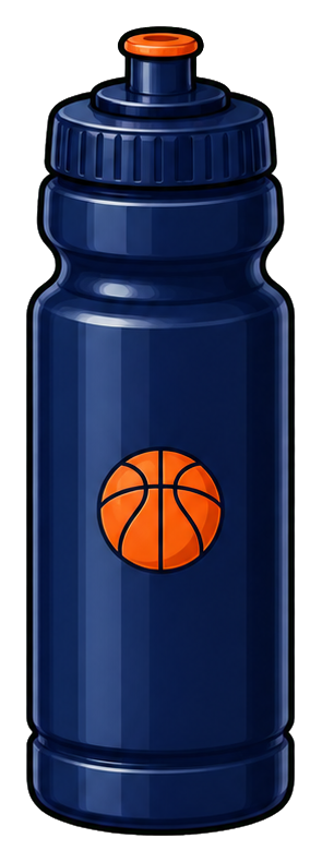 Preview for Basketball Water Bottle Sticker